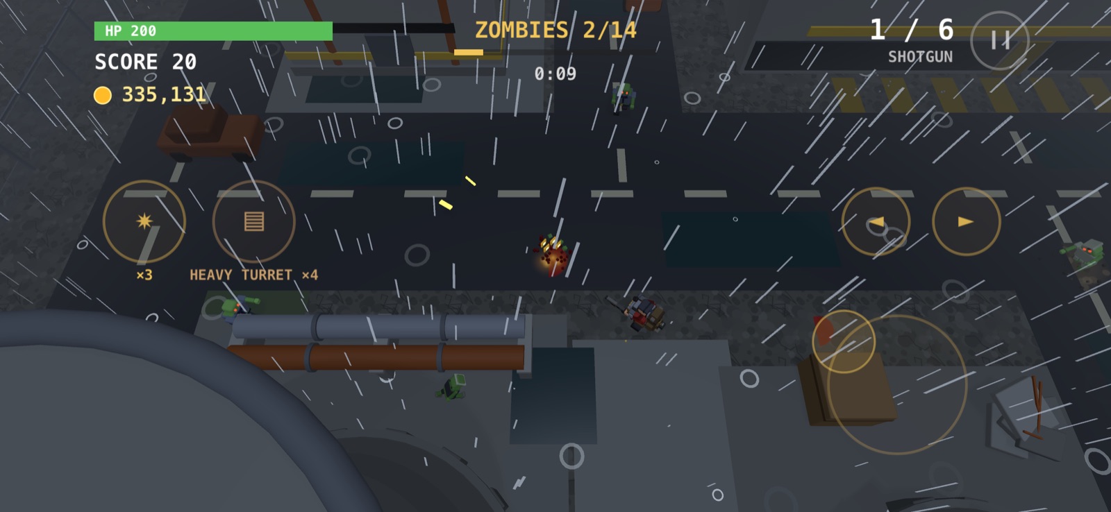 Reactor Four in the rain